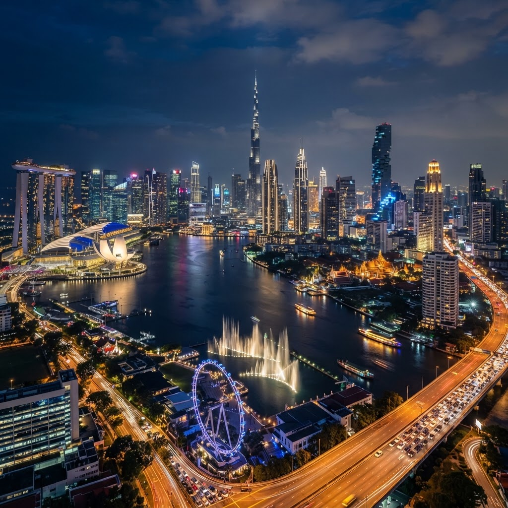 Global reach - APAC and EMEA cities